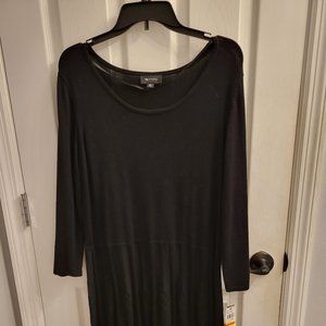AB Studio XL long sleeve black dress with tags, never worn